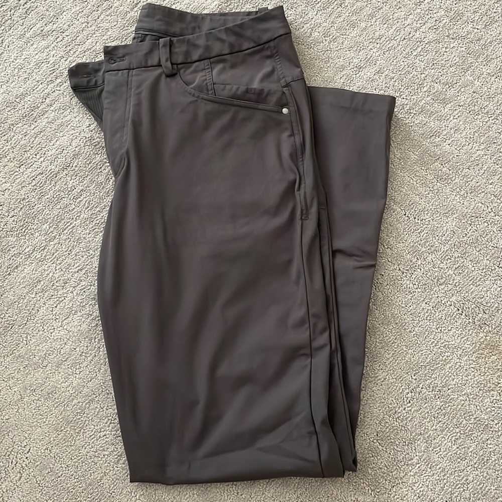 Men’s Grey Lululemon ABC Pants Size 36